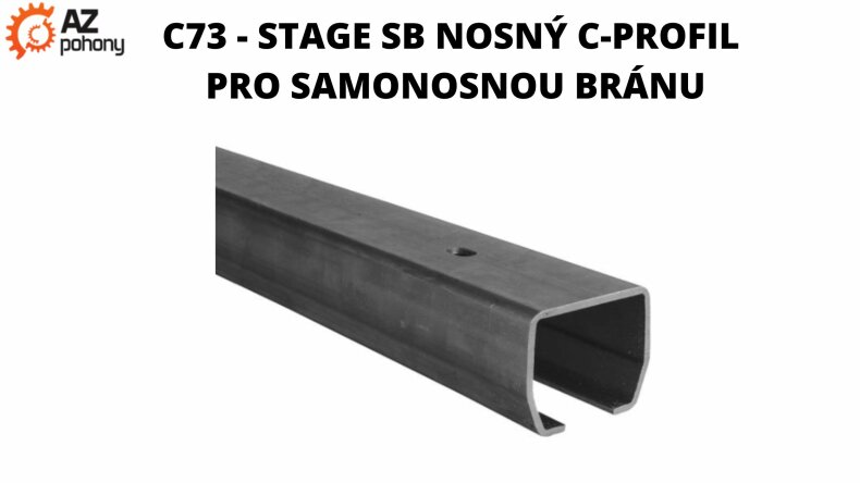 C73 - STAGE SB NOSNÝ C-PROFIL PRO SAMONOSNOU BRÁNU